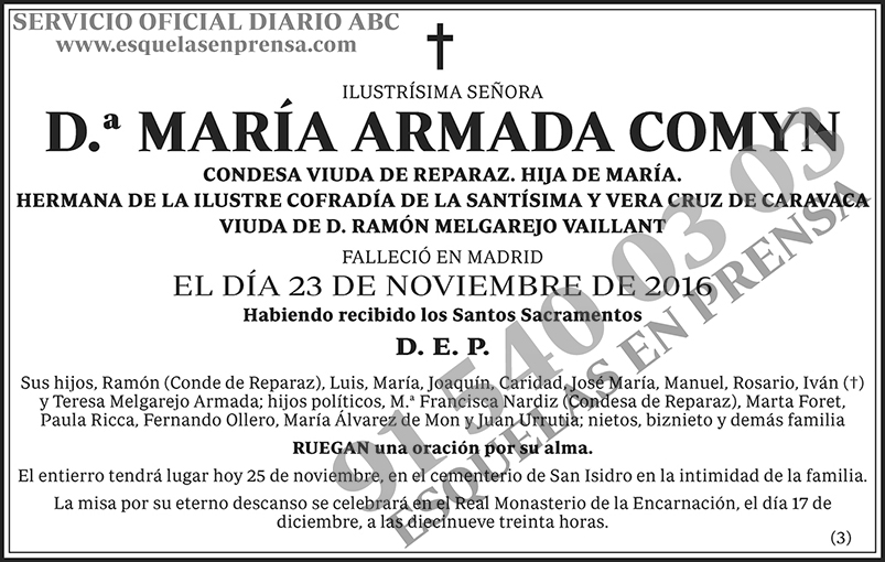 María Armada Comyn